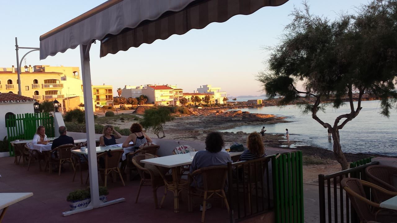 Hostal Restaurante Playa Colònia de Sant Jordi Exterior foto